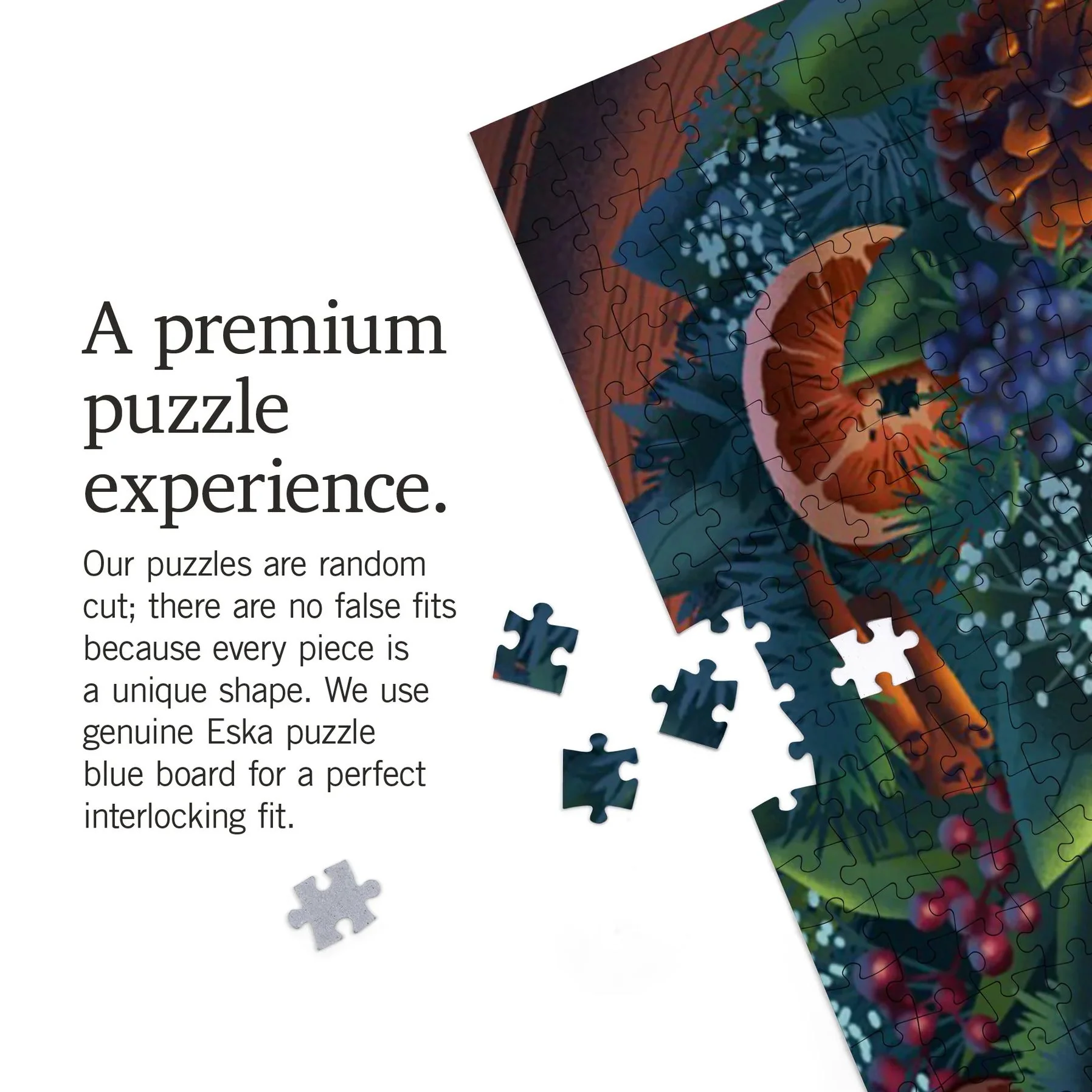 1000 Holiday Wreath Puzzle - Image 5