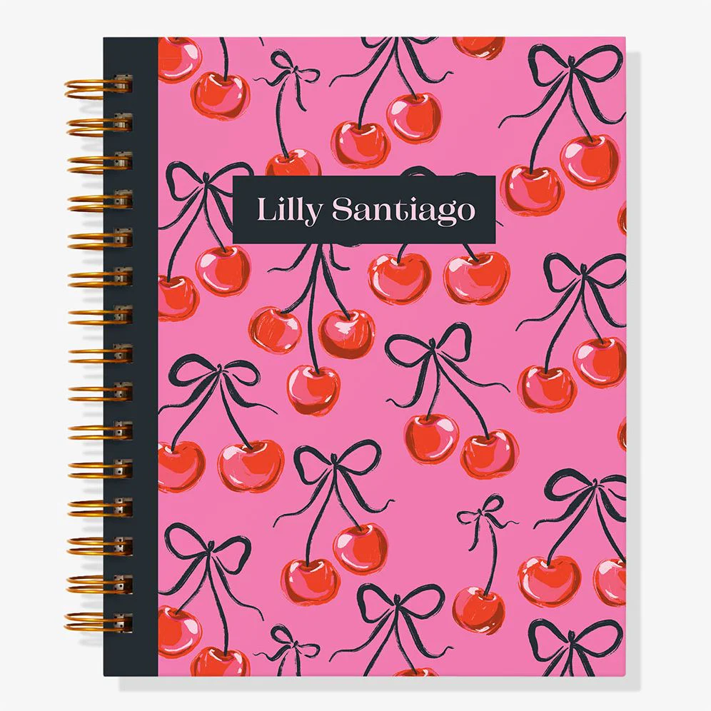 12-Month Cherries Custom Planner