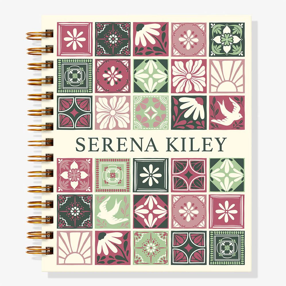 12-Month Mosaic Tile Custom Planner - Image 2