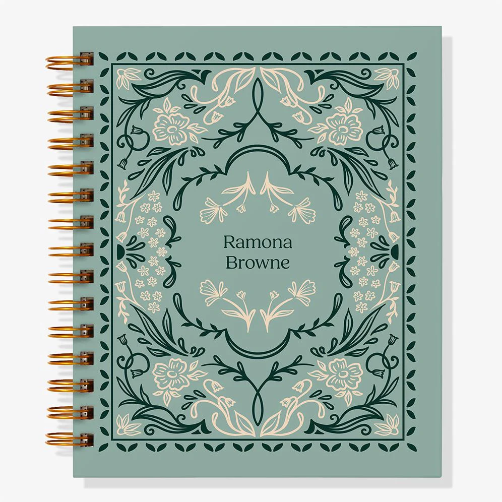12-Month Ornamental Autumn Custom Planner - Image 2
