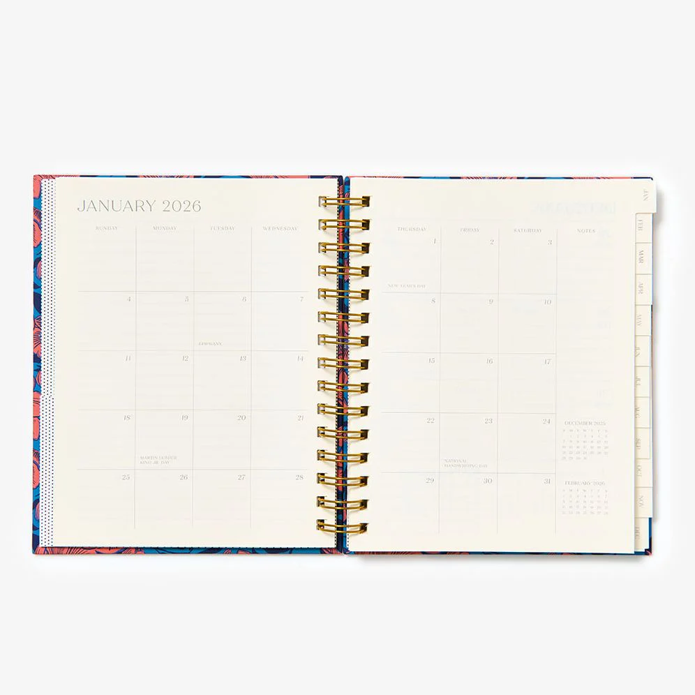 12-Month Strawberry Bunnies Custom Planner - Image 5