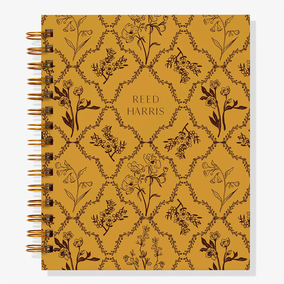 12-Month Woodland Toile Custom Planner - Image 2
