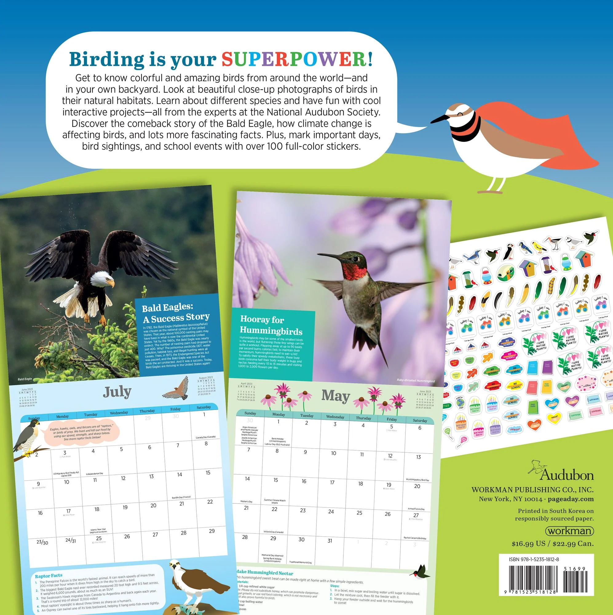 2023 Kids' Birding Activity Wall Calendar - Image 19