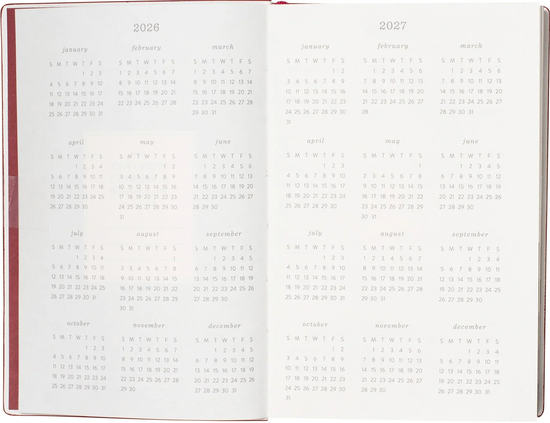 2026-2027 Academic Weekly Pocket Planner - Image 4