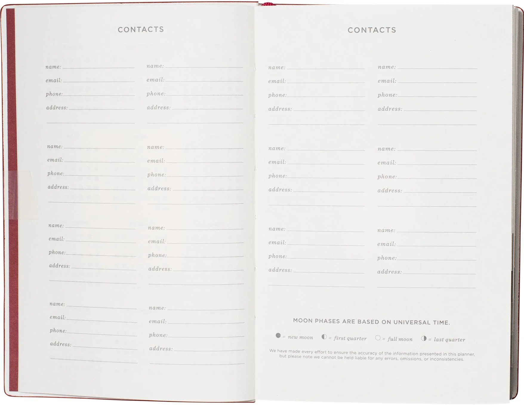 2026-2027 Academic Weekly Pocket Planner - Image 5