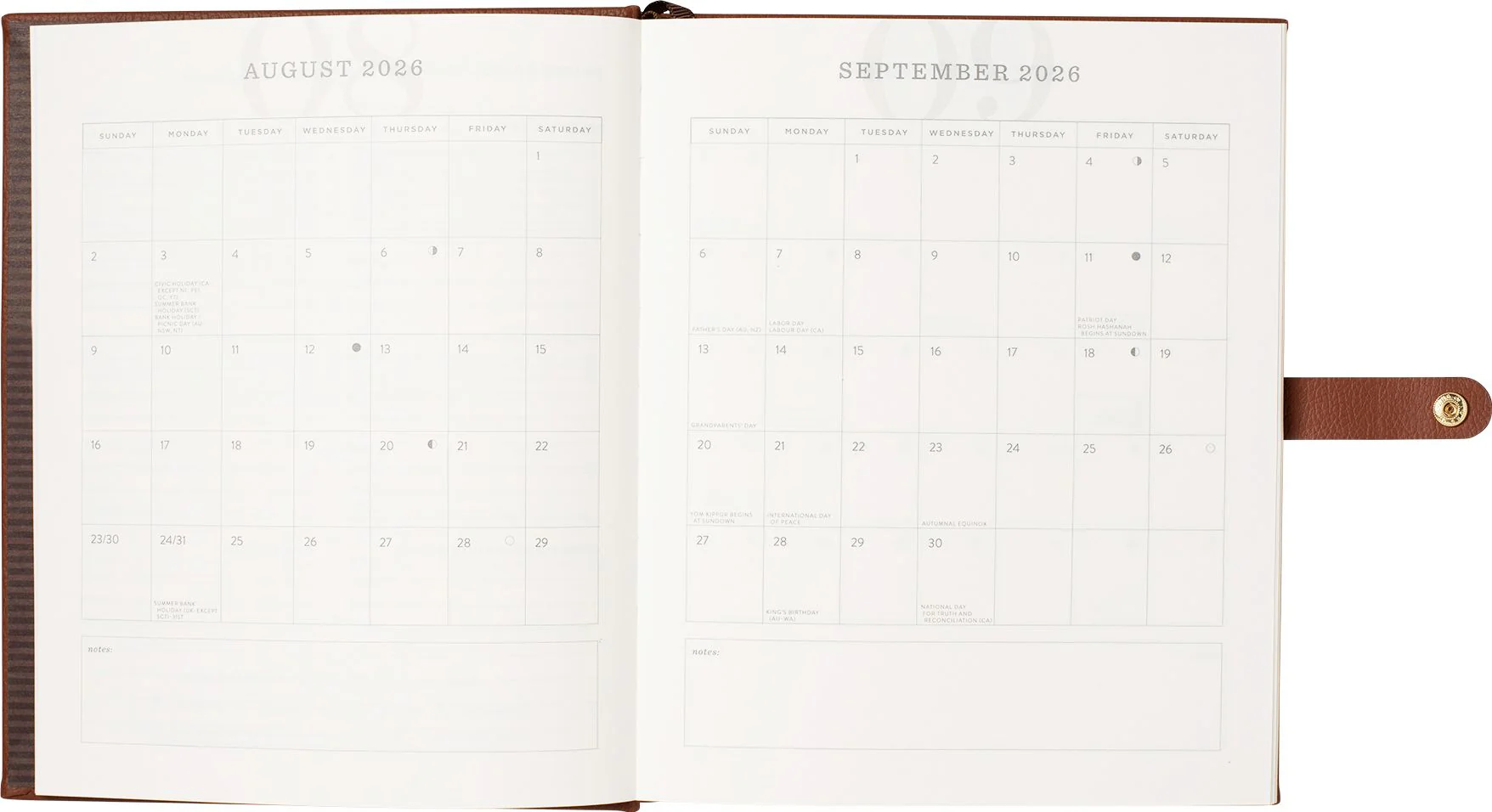 2026-2027 Antique Frame Weekly Desk Planner - Image 5