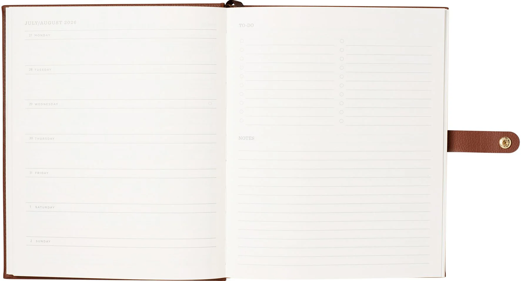 2026-2027 Antique Frame Weekly Desk Planner - Image 7