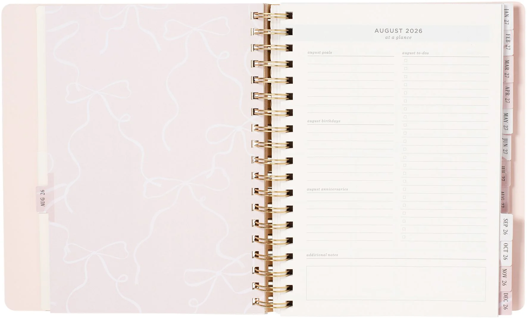 2026-2027 Ballet Bow Weekly Desk Planner - Image 8