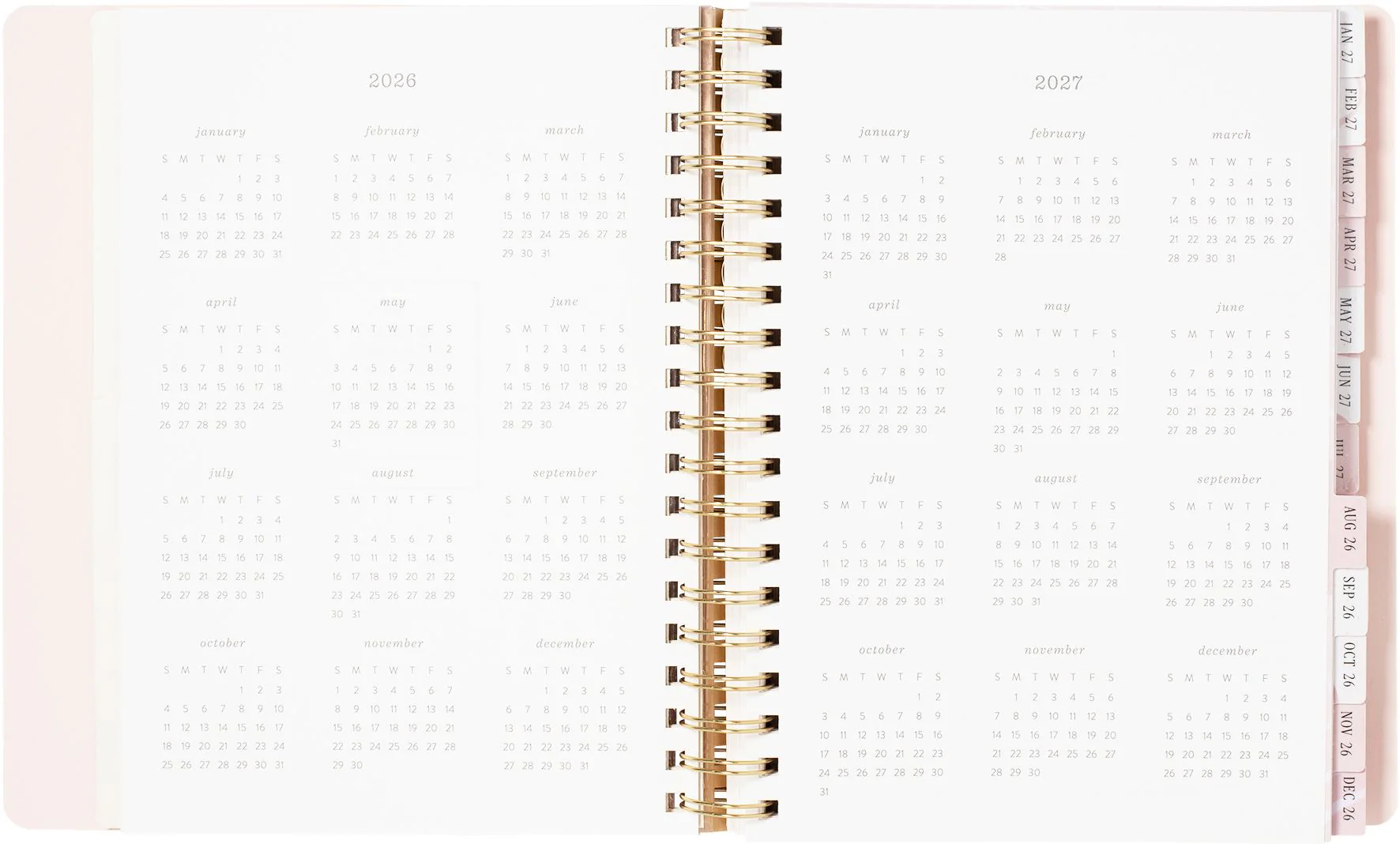 2026-2027 Ballet Bow Weekly Desk Planner - Image 9