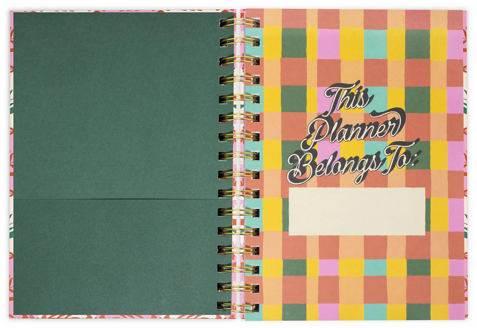 2026-2027 Bando 17 Month Medium Planner, Pink Tile Floral - Image 2