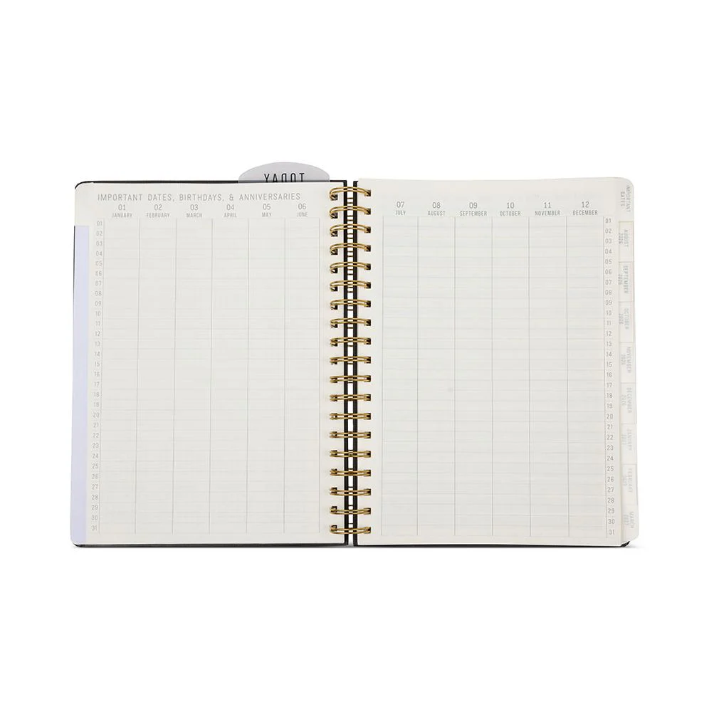 2026-2027 Black Standard Issue Weekly Desk Planner - Image 6