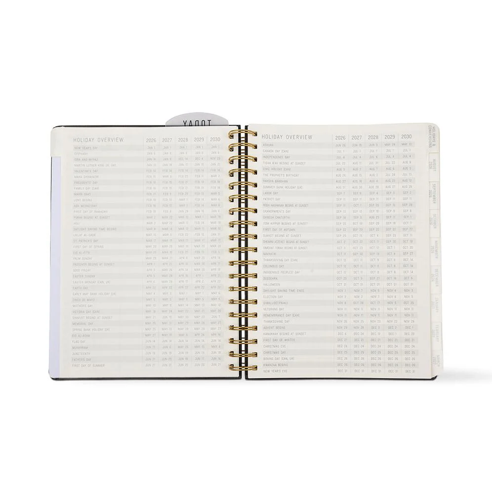2026-2027 Black Standard Issue Weekly Desk Planner - Image 7