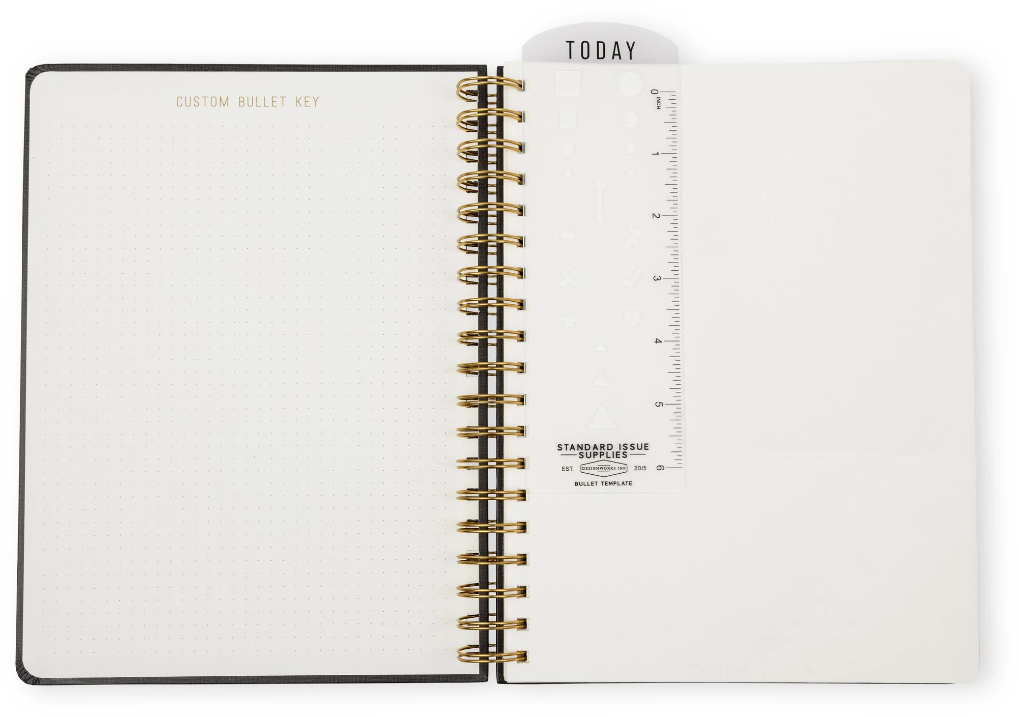 2026-2027 Black Standard Issue Weekly Desk Planner - Image 9