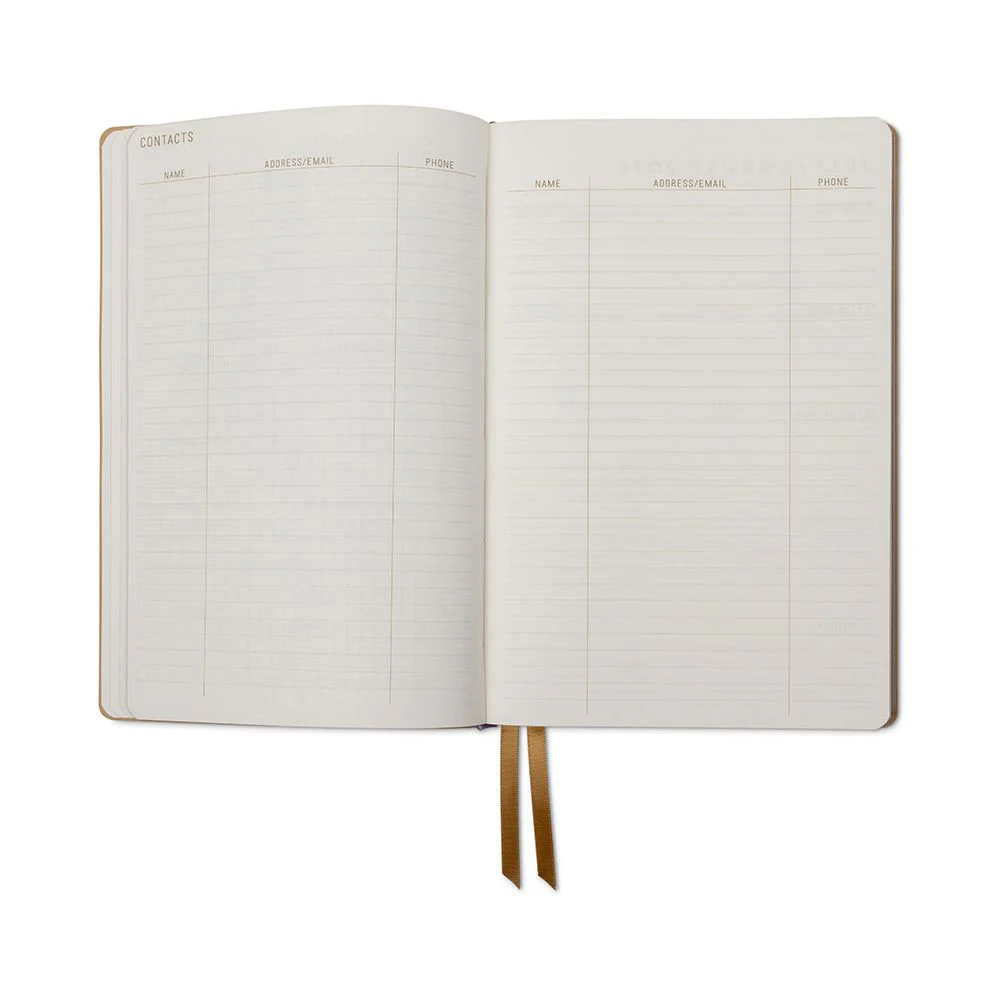 2026-2027 Celestial Birds Leatherette Weekly Desk Planner - Image 7