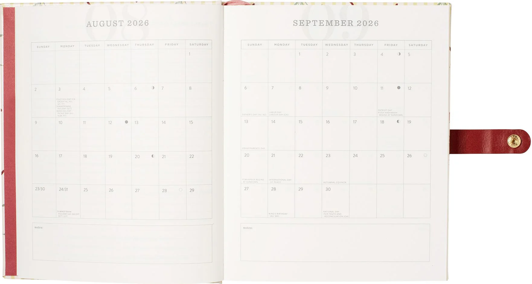 2026-2027 Cottage Bouquet Weekly Desk Planner - Image 6