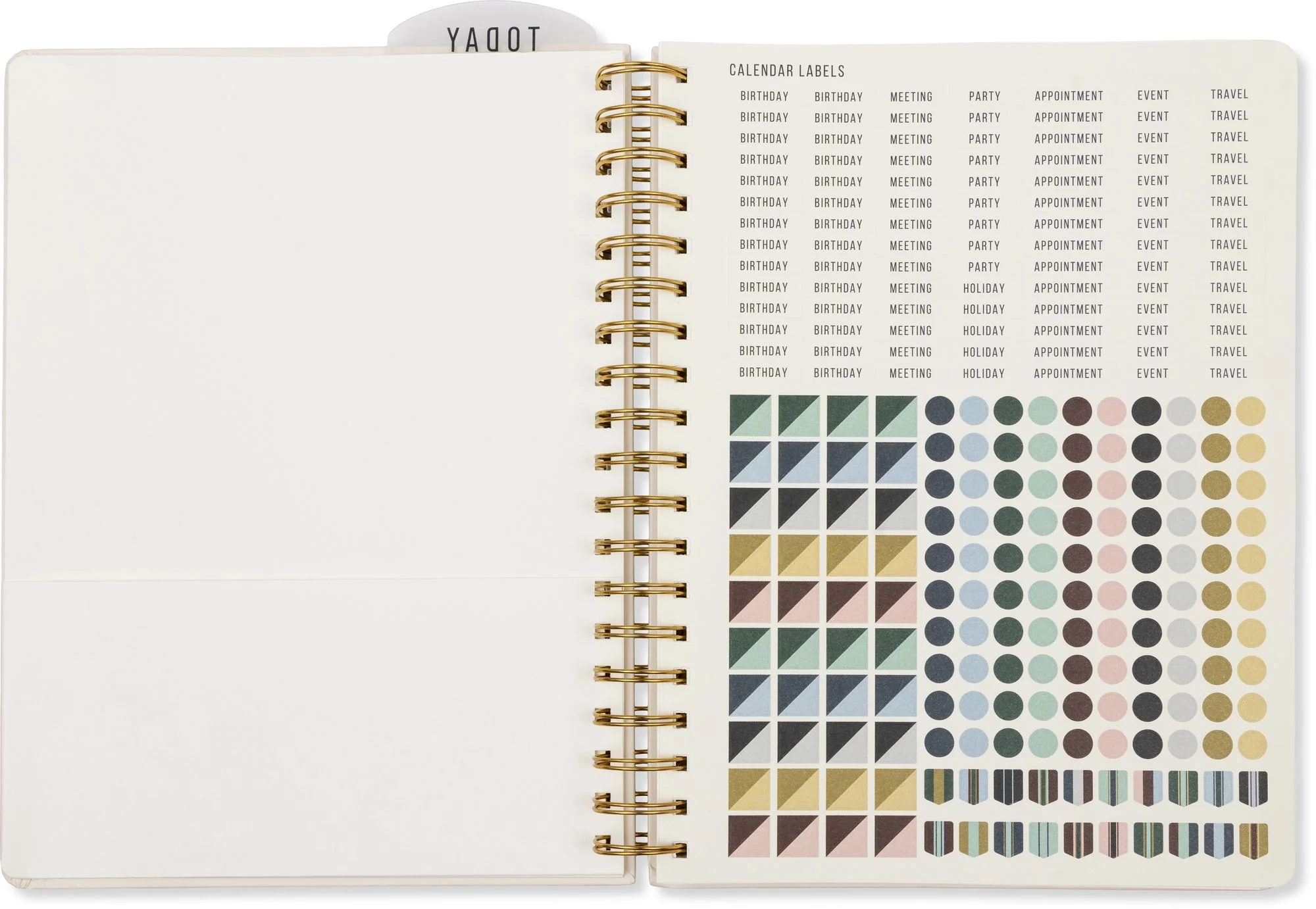 2026-2027 Cream Standard Issue Weekly Desk Planner - Image 10
