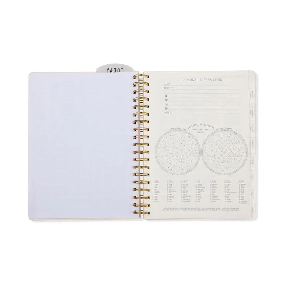 2026-2027 Cream Standard Issue Weekly Desk Planner - Image 4