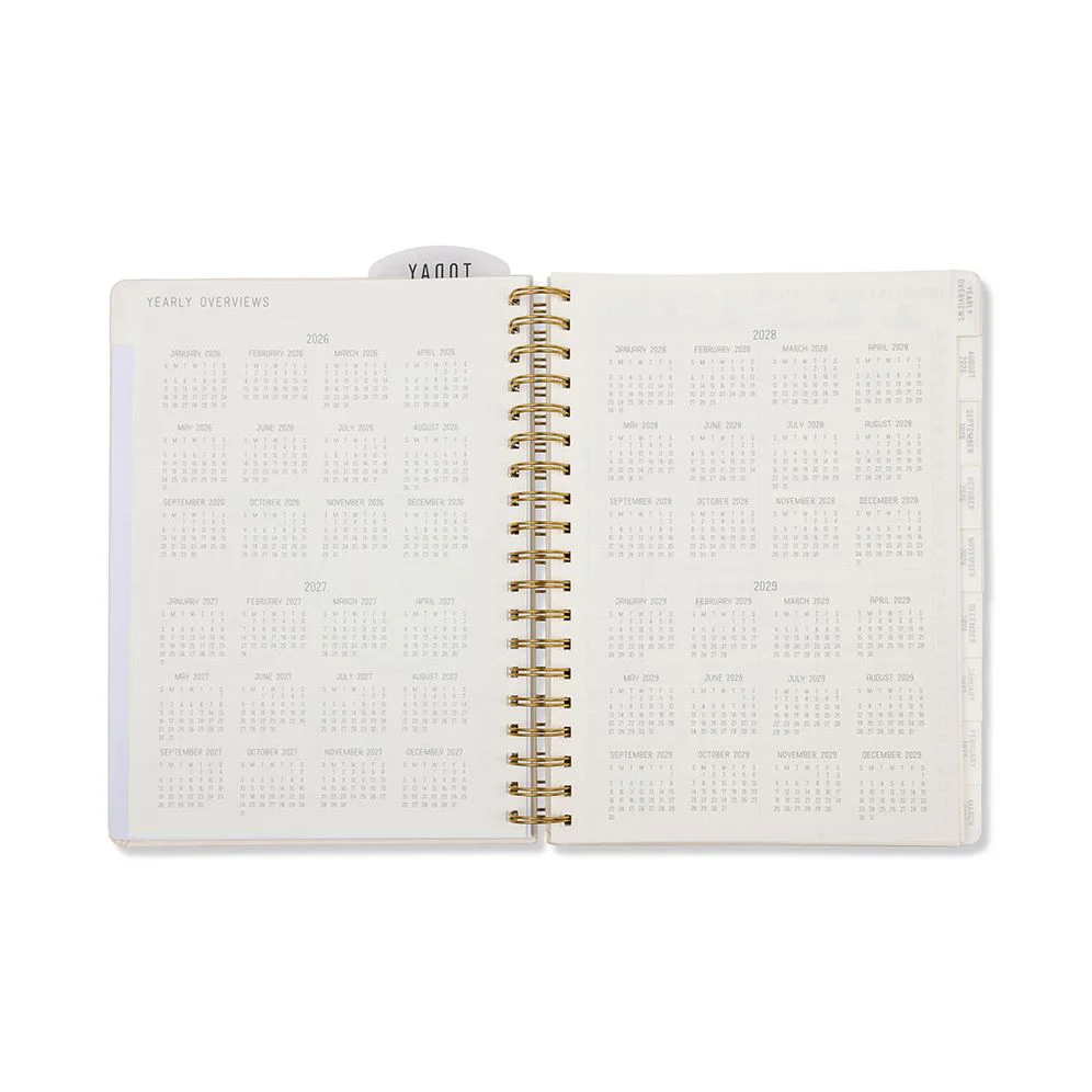 2026-2027 Cream Standard Issue Weekly Desk Planner - Image 5