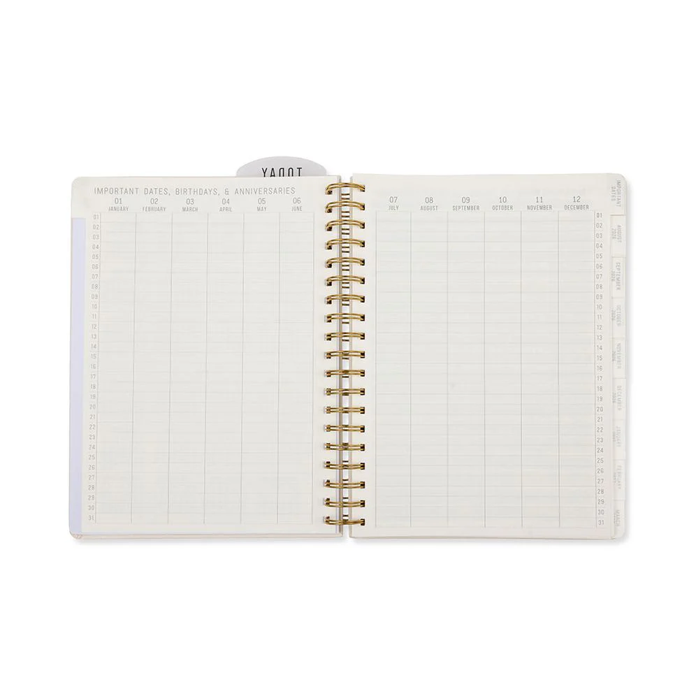 2026-2027 Cream Standard Issue Weekly Desk Planner - Image 6