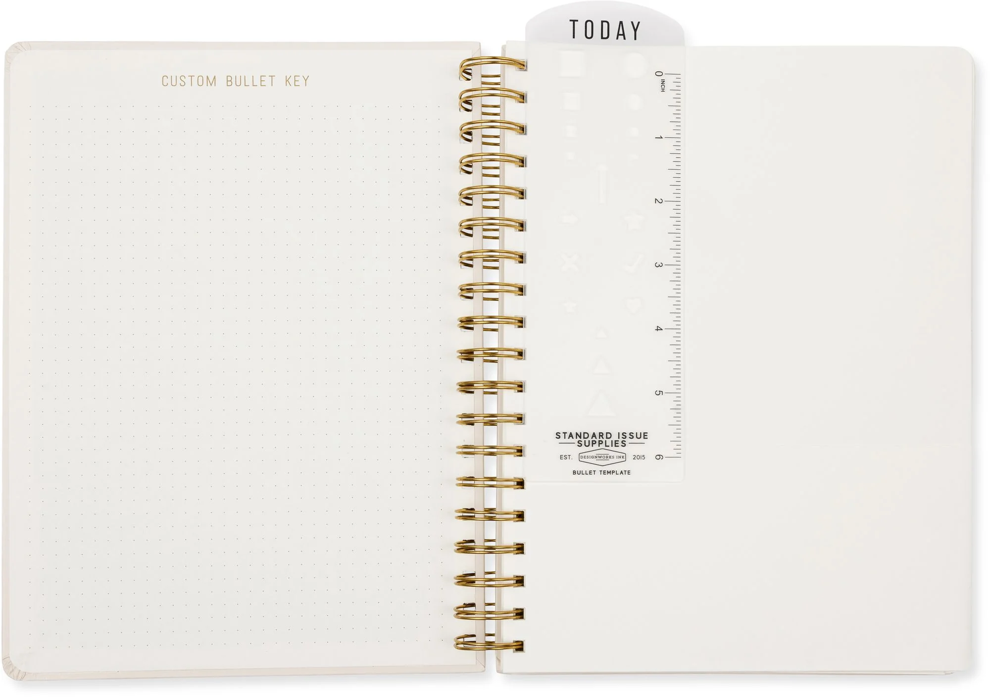 2026-2027 Cream Standard Issue Weekly Desk Planner - Image 9