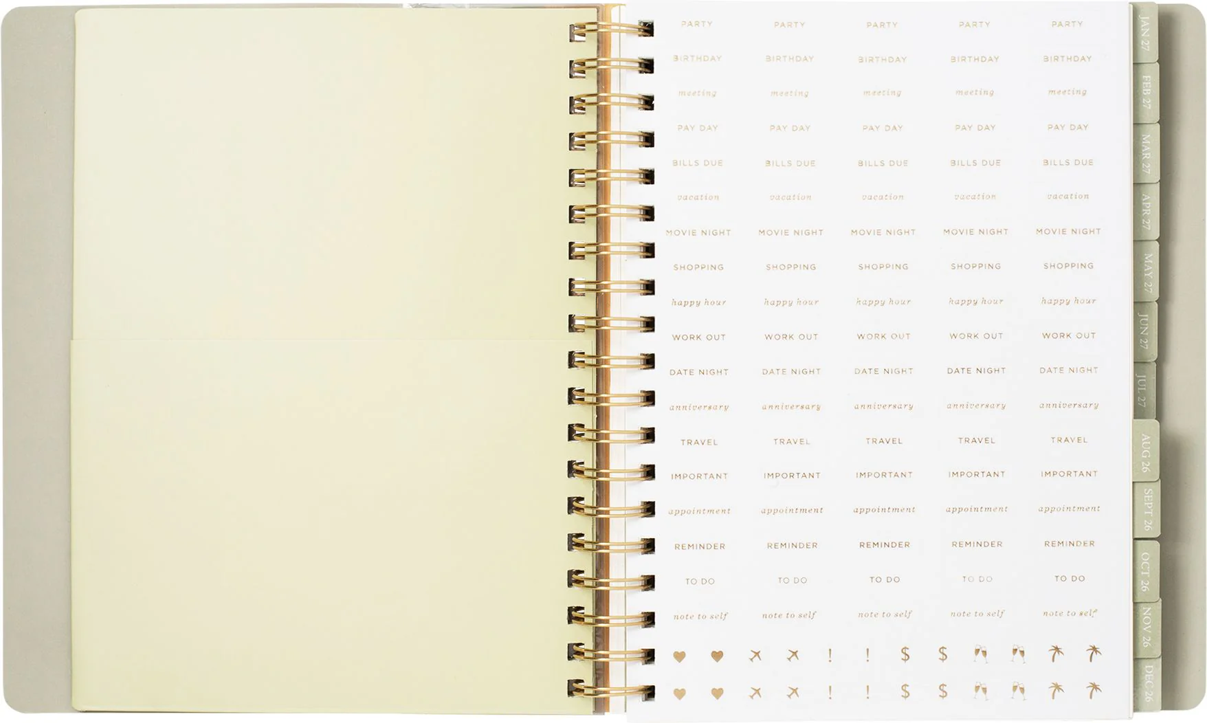 2026-2027 Fantasy Weekly Desk Planner - Image 3