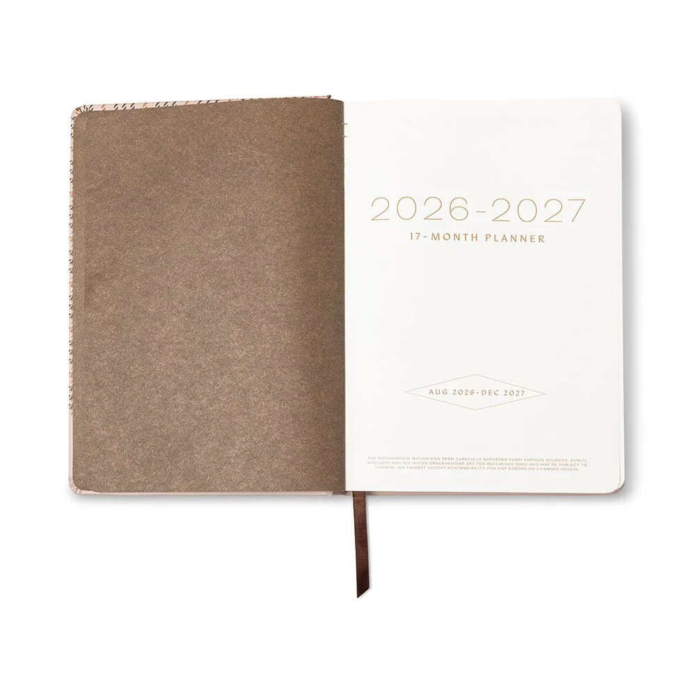 2026-2027 Heritage Plaid Weekly Desk Planner - Image 3