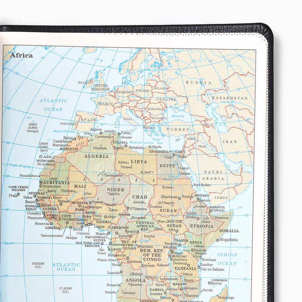 2026-2027 Leather 18-Month Weekly Pocket Planner - Cobalt Blue - Image 3