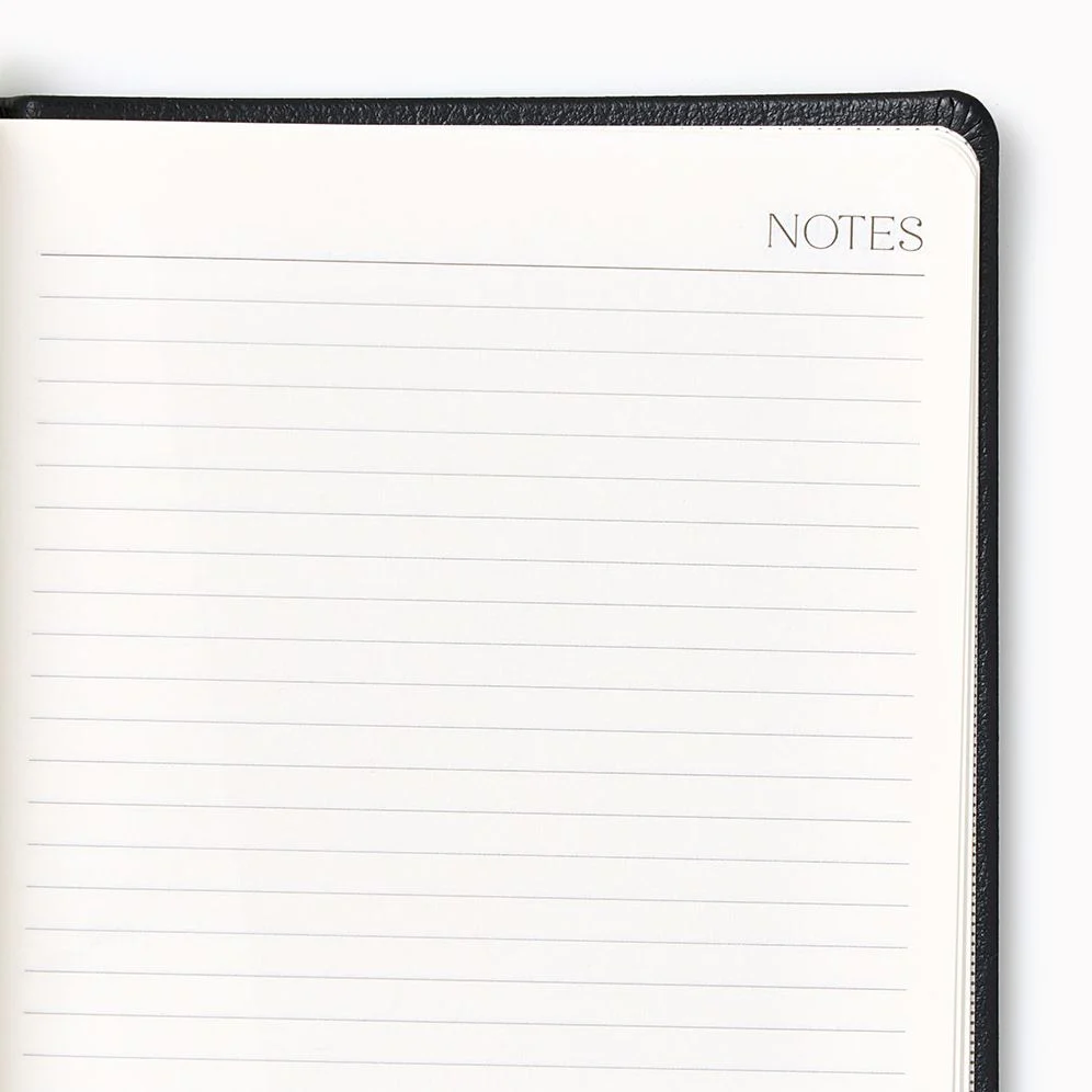 2026-2027 Leather 18-Month Weekly Pocket Planner - Cobalt Blue - Image 4