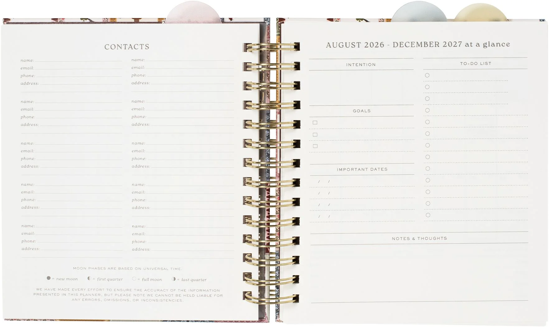 2026-2027 Lucky Year Weekly Desk Planner - Image 6