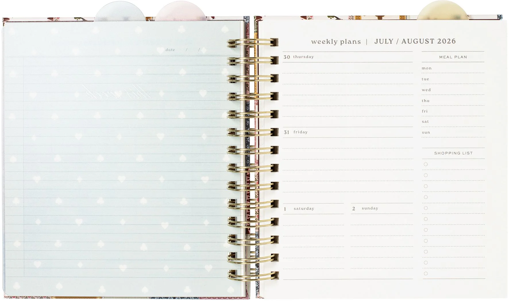 2026-2027 Lucky Year Weekly Desk Planner - Image 9