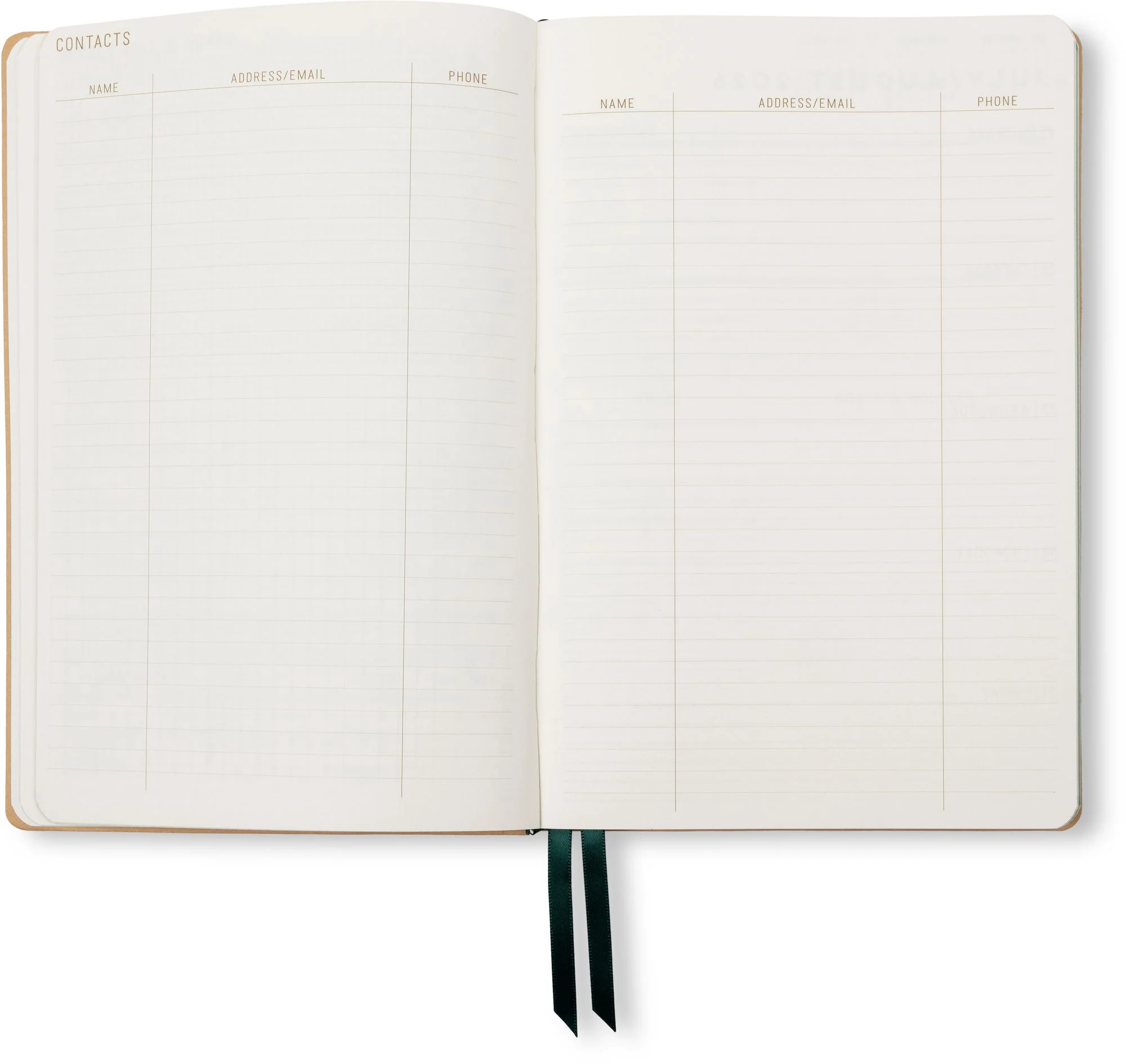 2026-2027 Monotone Bouquet Leatherette Weekly Desk Planner - Image 15