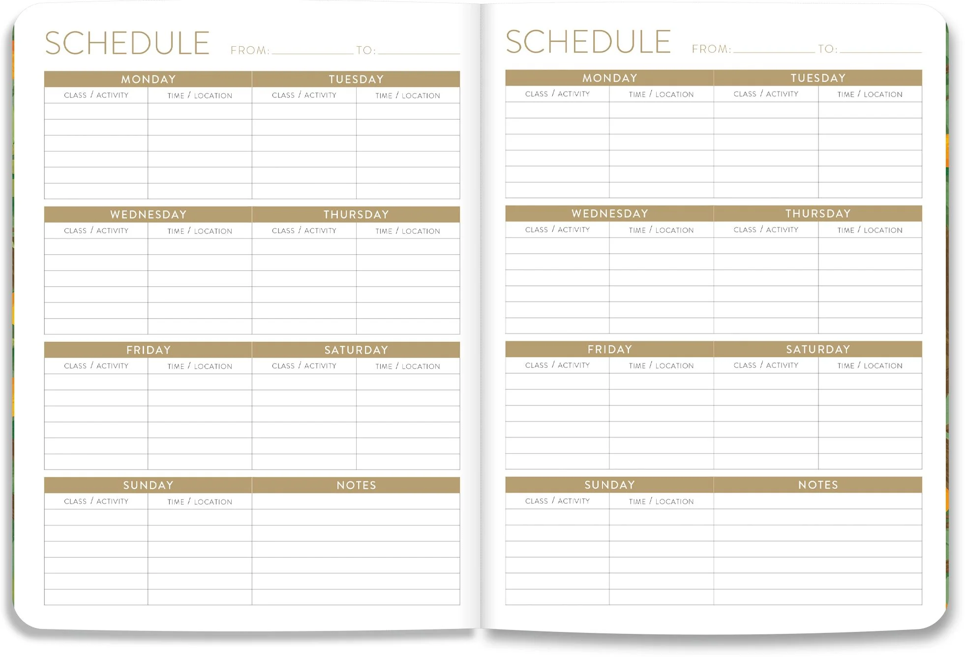2026-2027 On the Bright Side Mediterranean Cats 17 Month Softcover Monthly Planner - Image 4