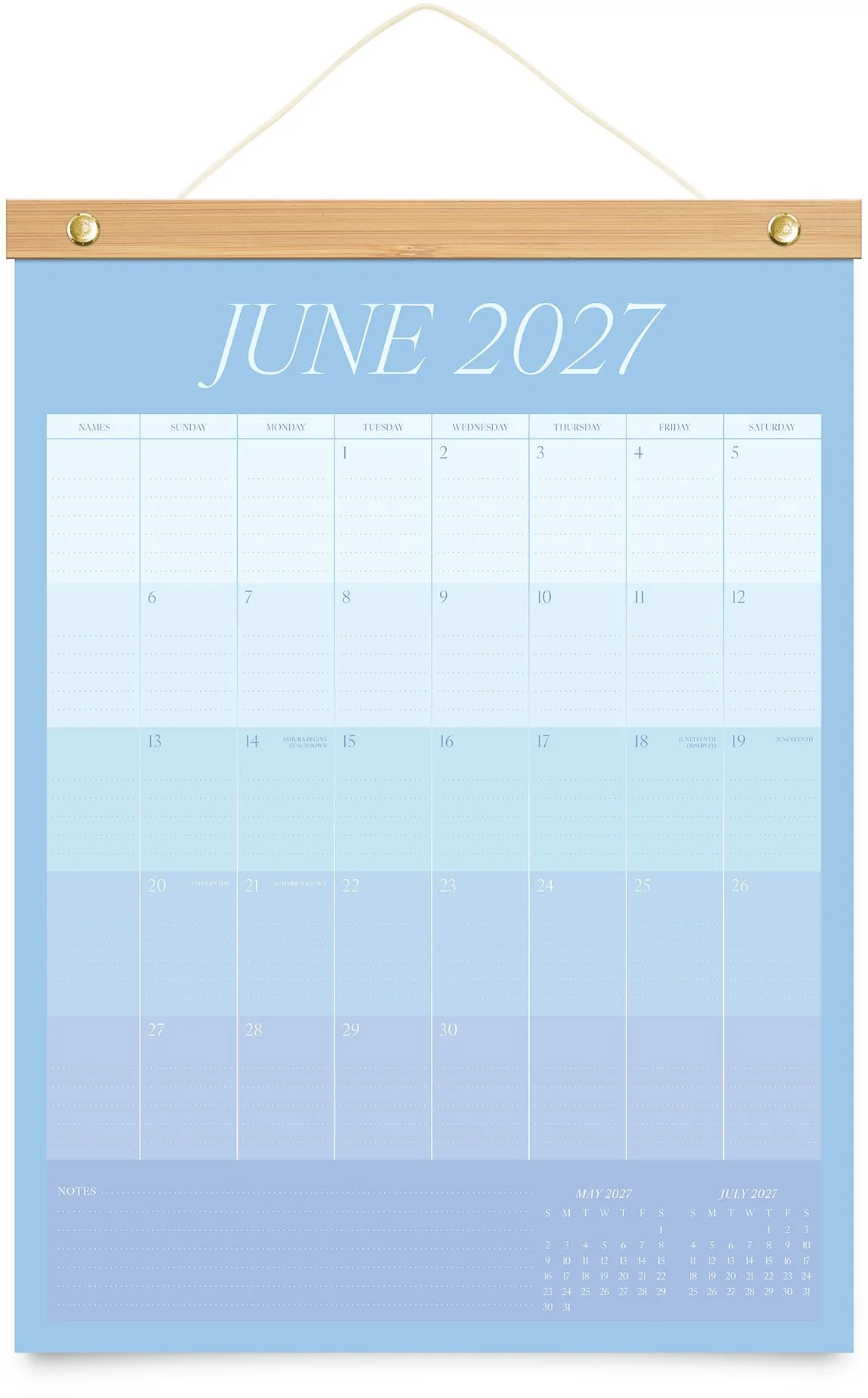 2026-2027 Paper Source Family Wall Calendar - Image 3