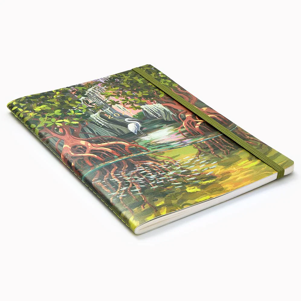 2026-2027 Paper Source Landscapes Monthly Desk Planner - Image 2