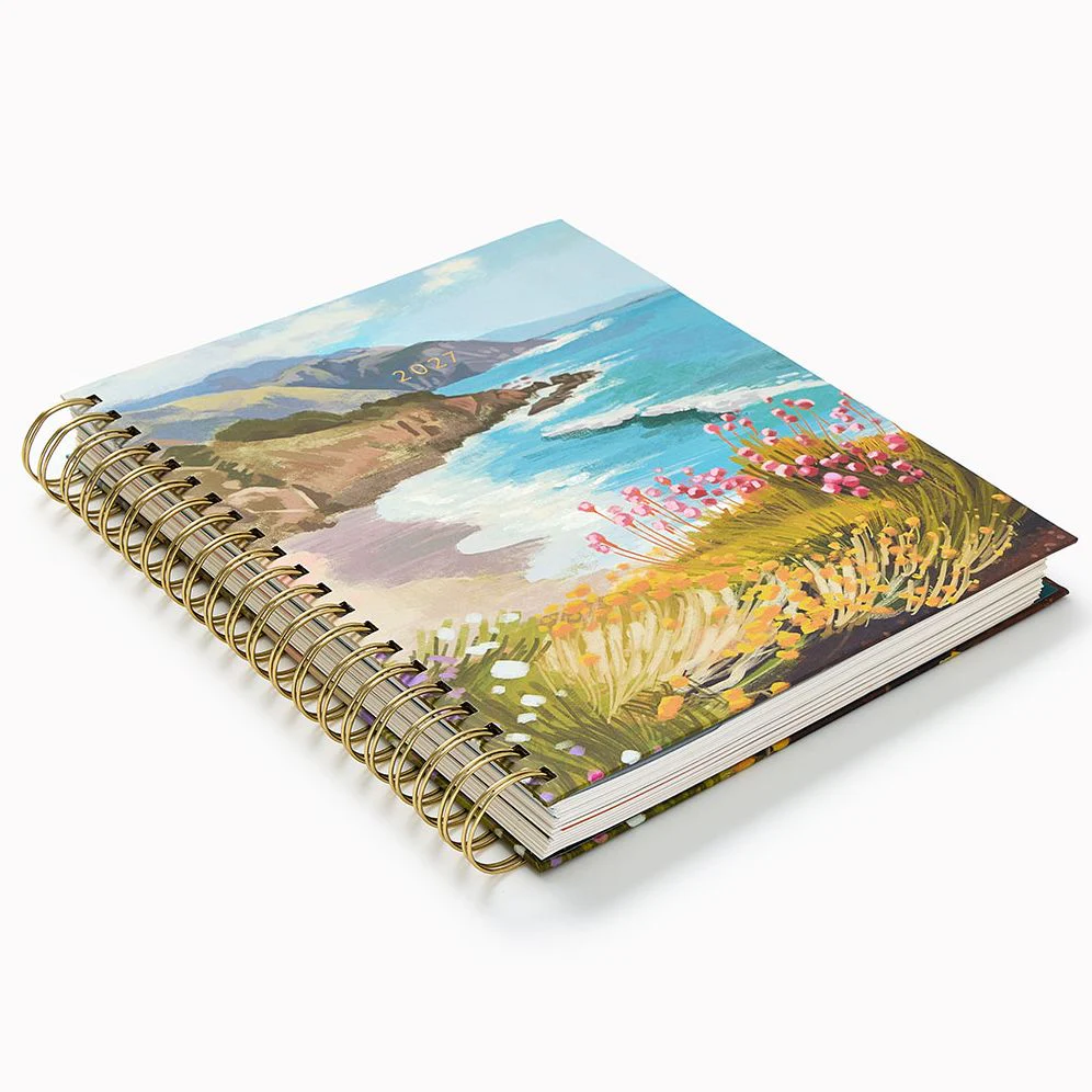 2026-2027 Paper Source Landscapes Weekly Desk Planner - Image 2