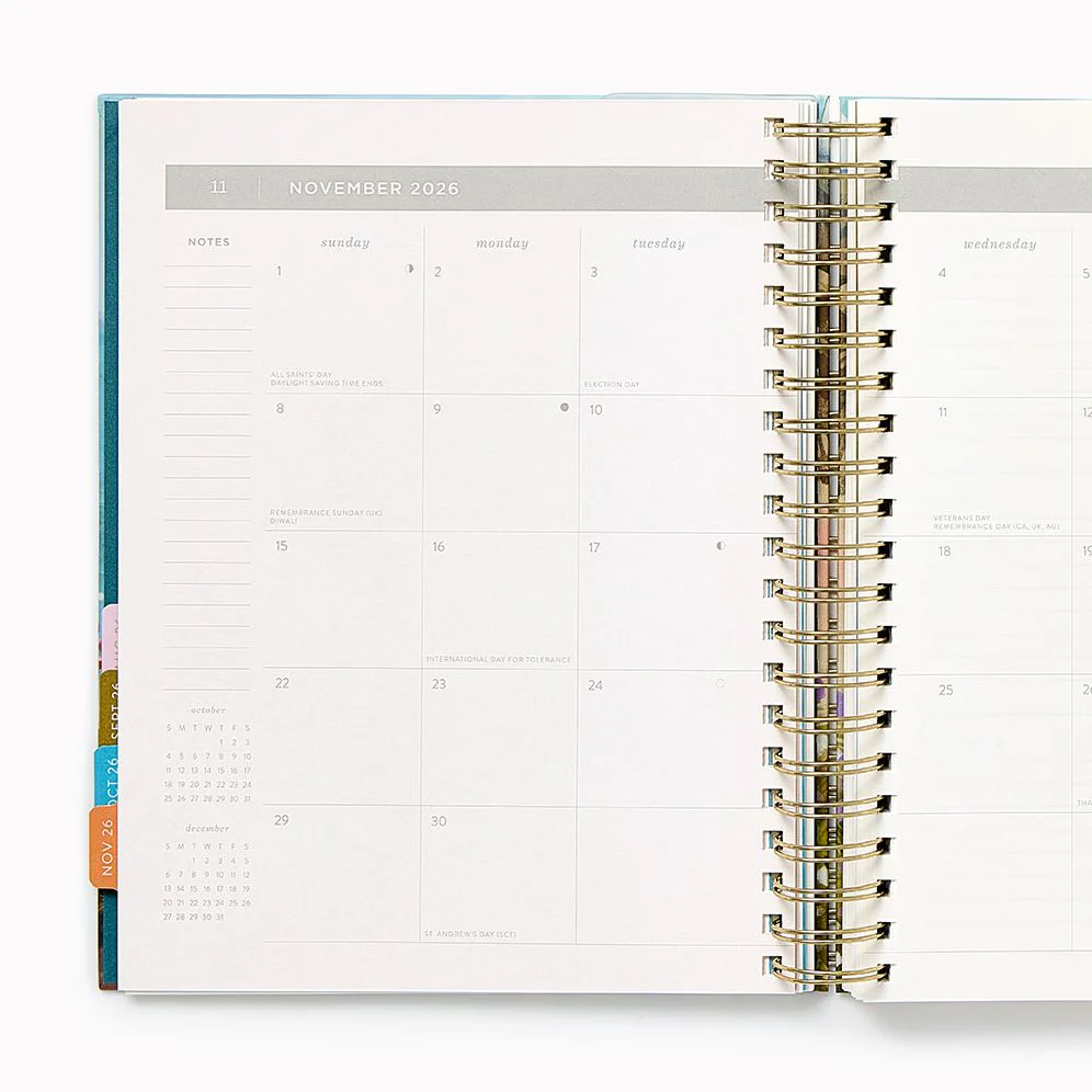 2026-2027 Paper Source Landscapes Weekly Desk Planner - Image 5