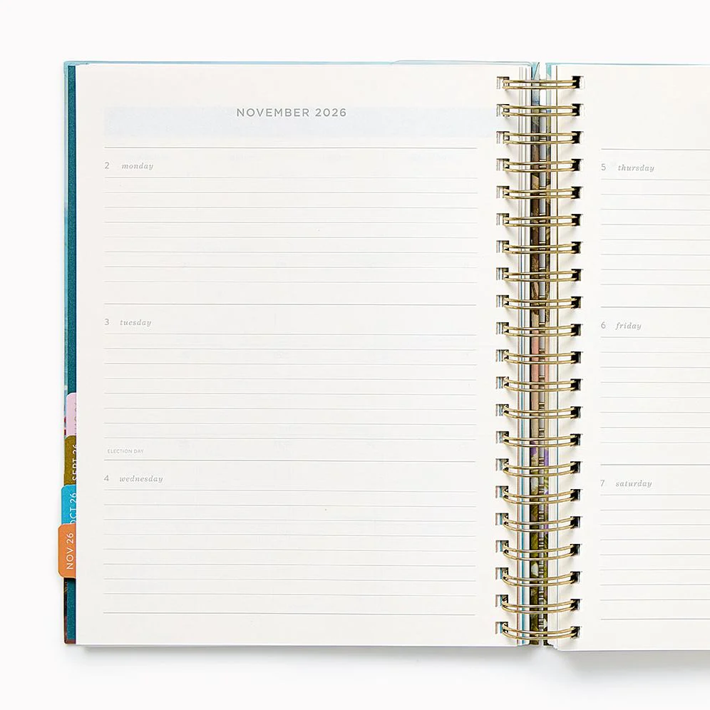 2026-2027 Paper Source Landscapes Weekly Desk Planner - Image 6