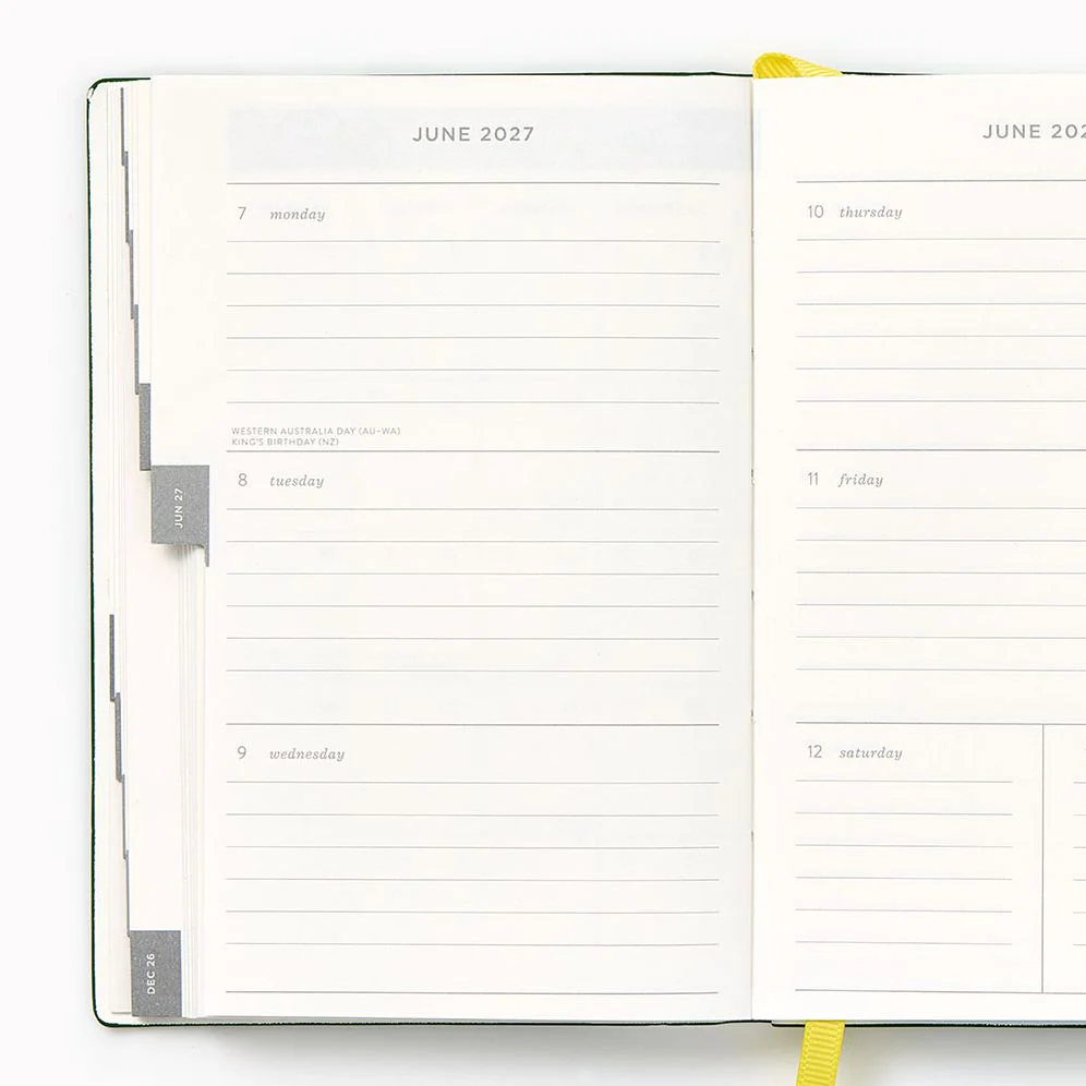 2026-2027 Paper Source Landscapes Weekly Pocket Planner - Image 4