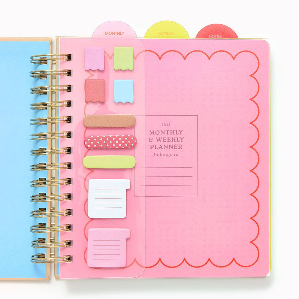 2026-2027 Paper Source Strawberry Weekly Desk Planner - Image 3
