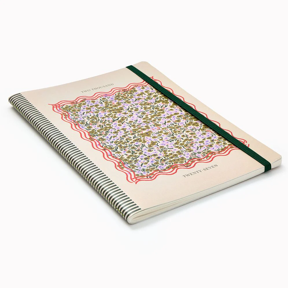 2026-2027 Paper Source Tapestries Monthly Desk Planner