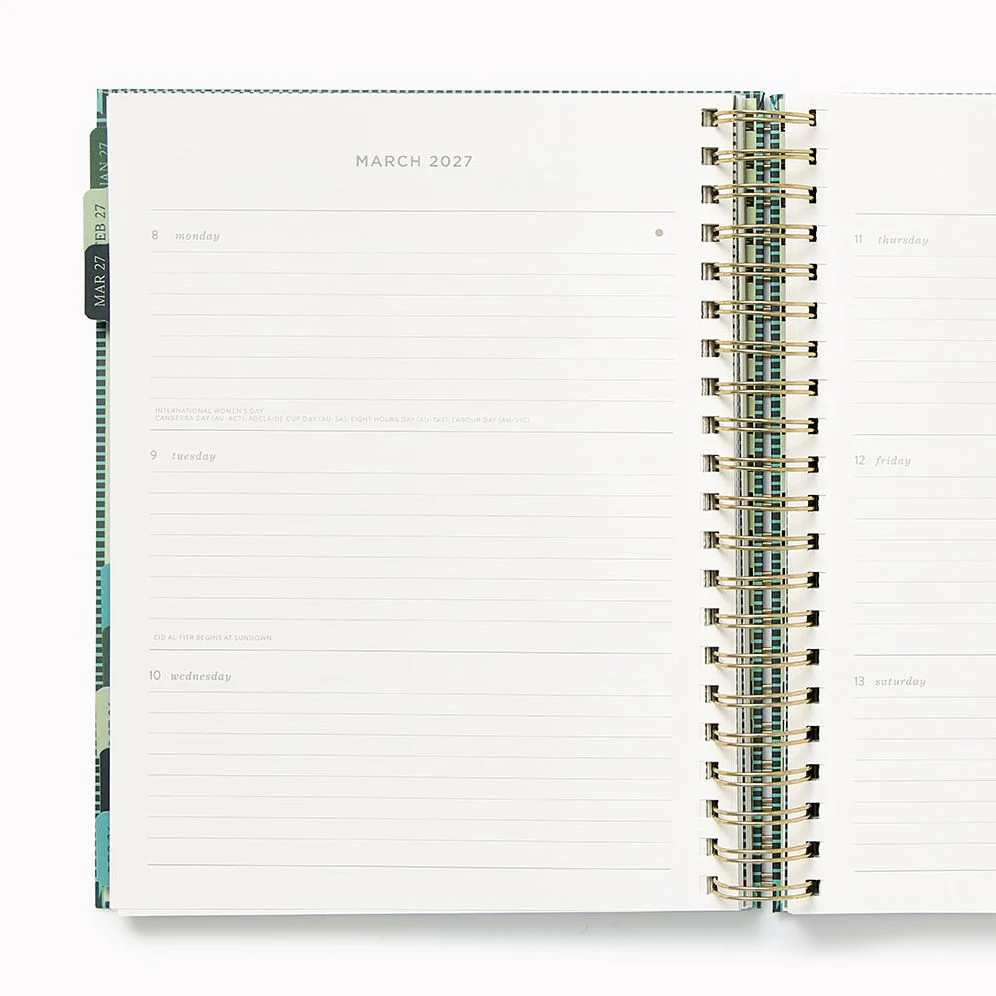 2026-2027 Paper Source Tapestries Weekly Desk Planner - Image 5