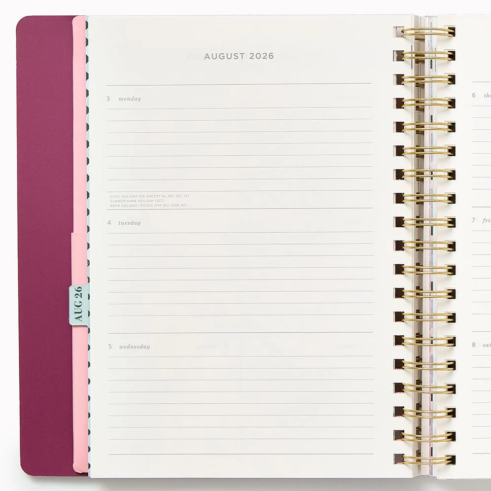2026-2027 Paper Source Tiles Weekly Desk Planner - Image 7