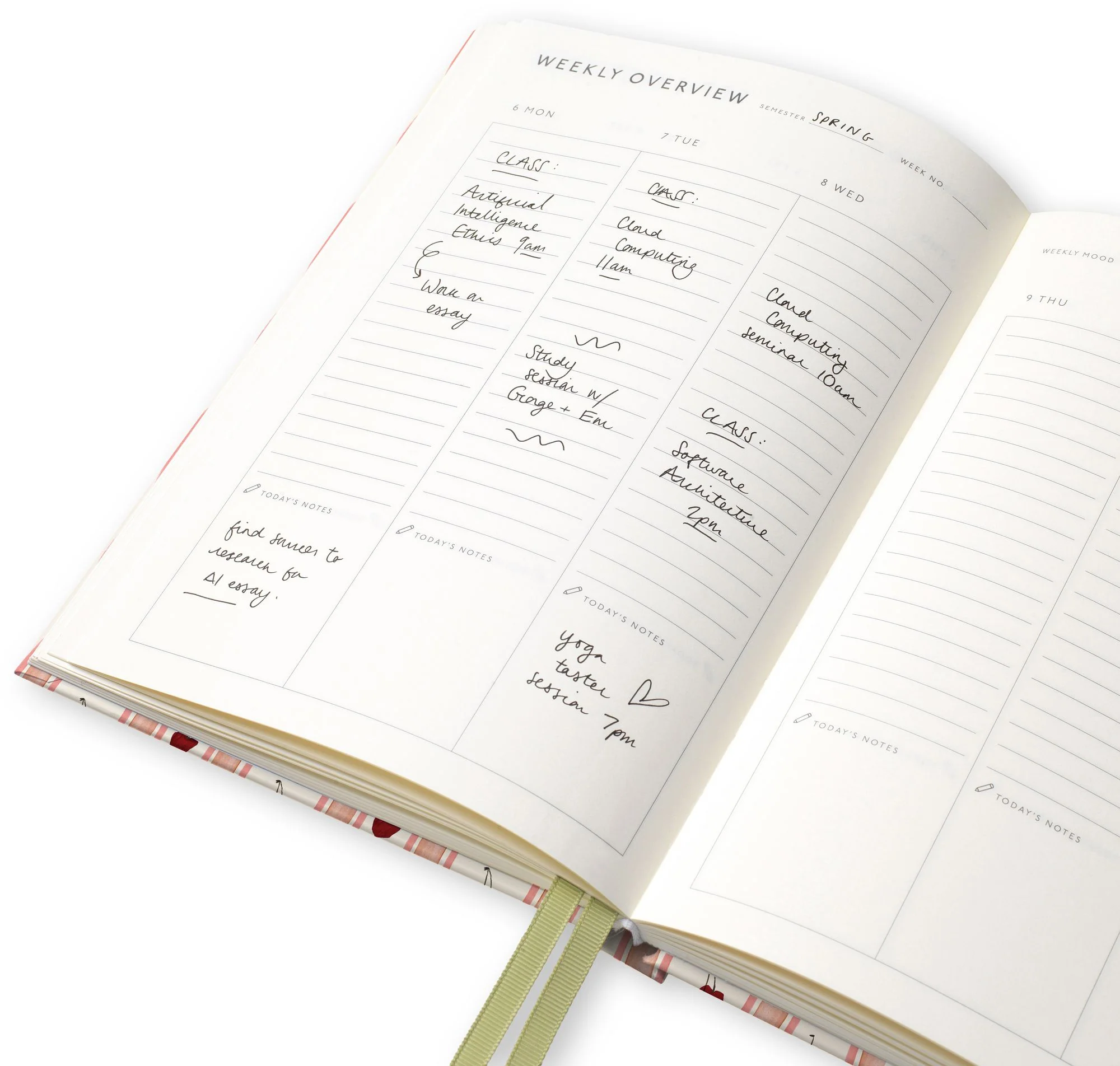 2026-2027 Papier A5 Academic Planner Berry Dream - Image 11