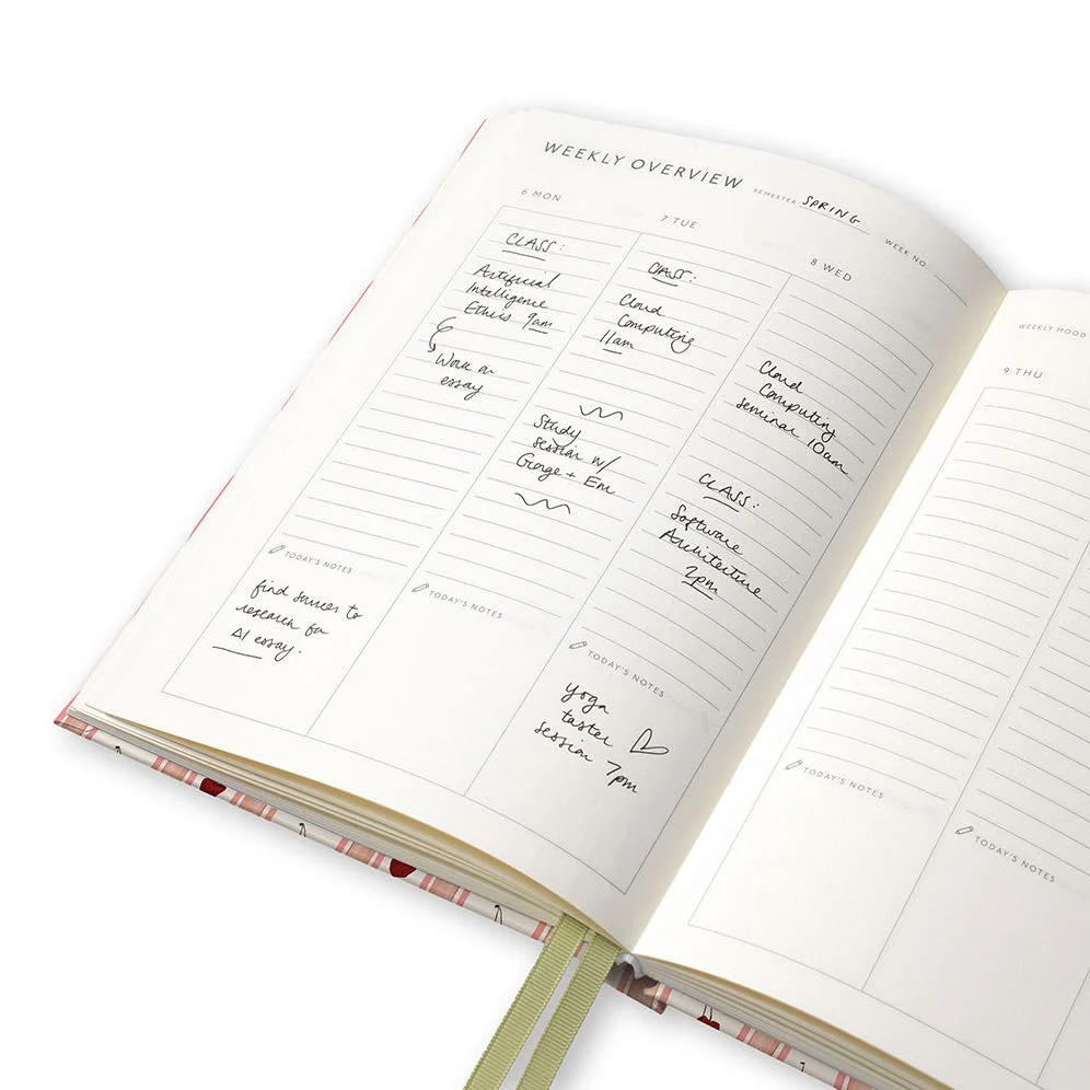 2026-2027 Papier A5 Academic Planner Berry Dream - Image 6