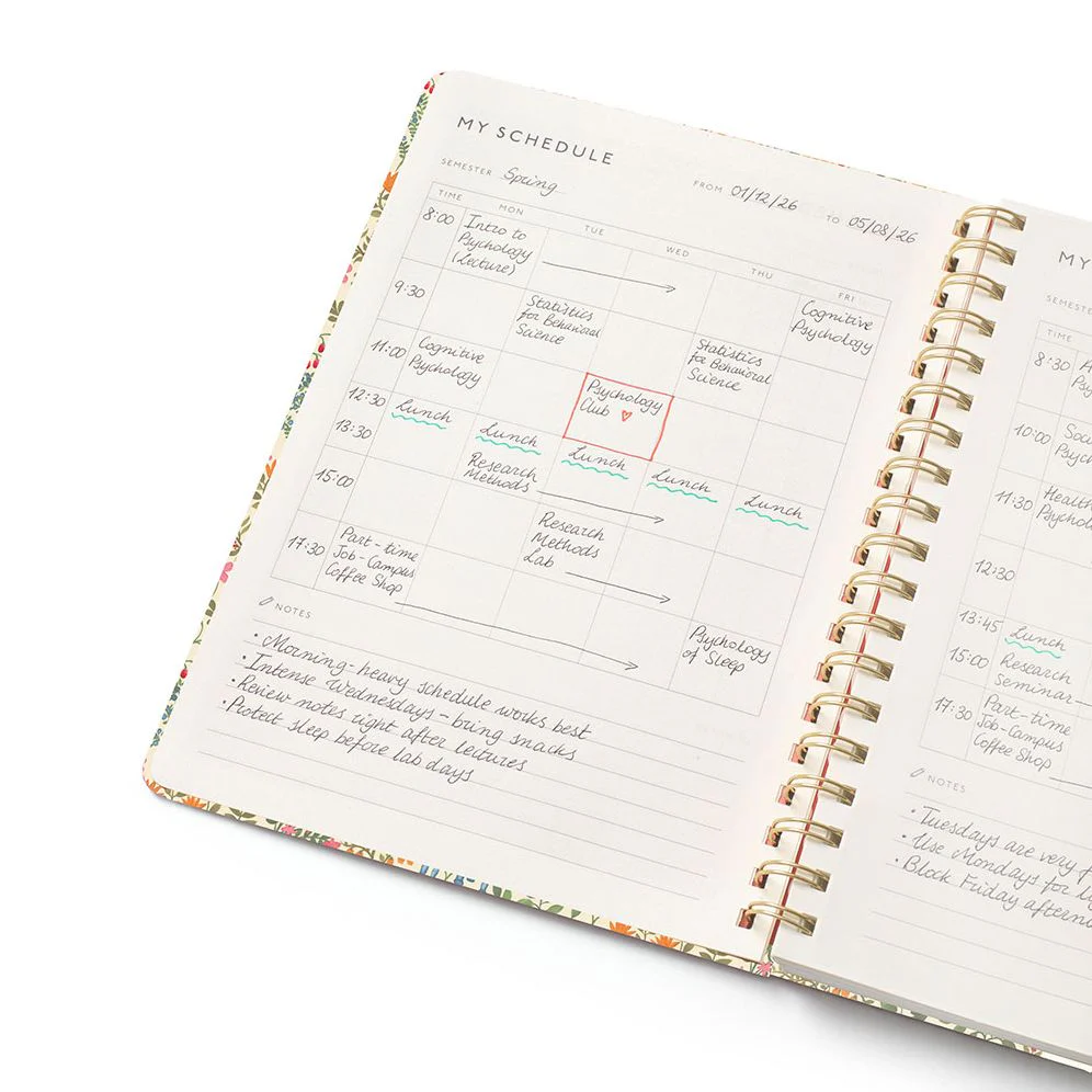 2026-2027 Papier B5 Academic Planner Delicate Fauna - Image 4