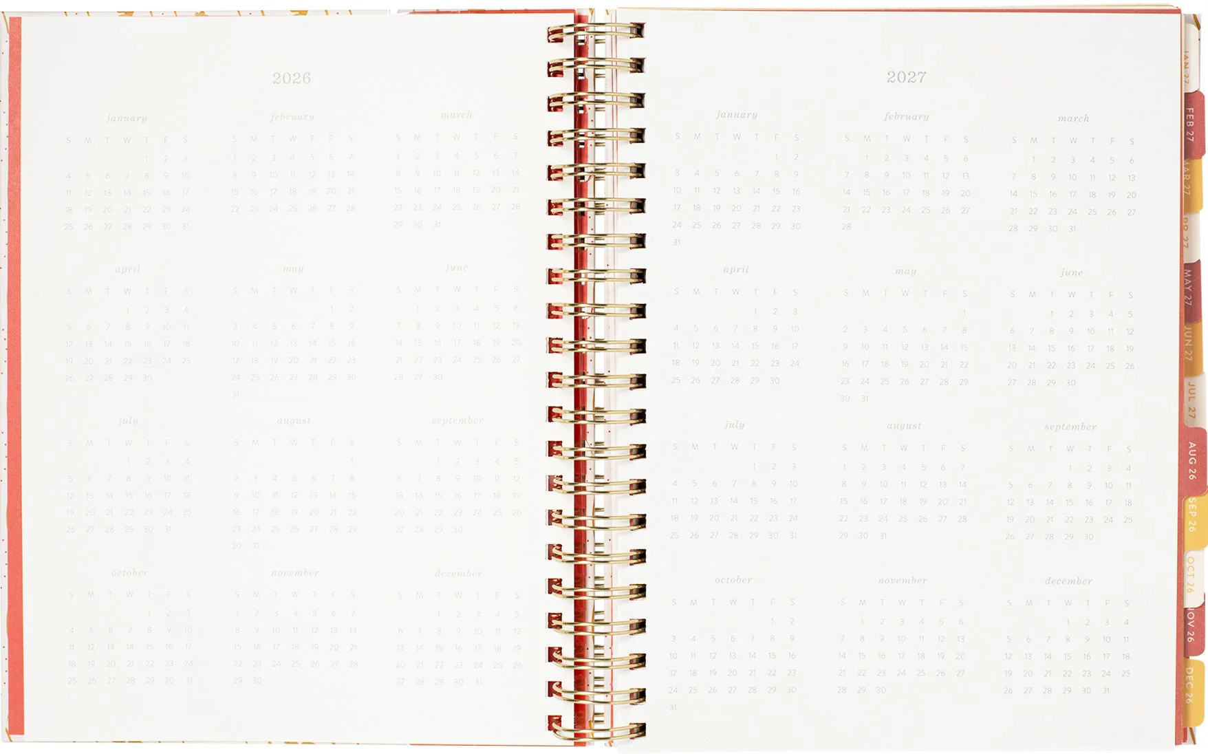 2026-2027 Pasta Plans Weekly Desk Planner - Image 4