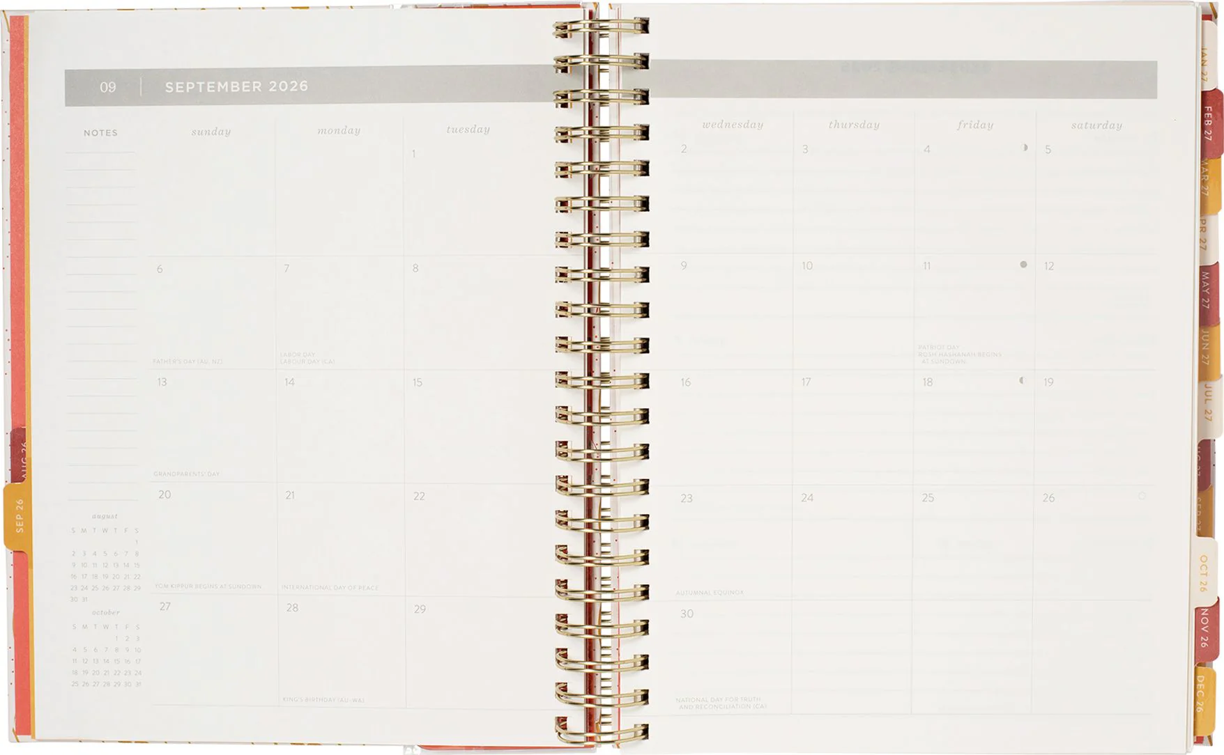 2026-2027 Pasta Plans Weekly Desk Planner - Image 6