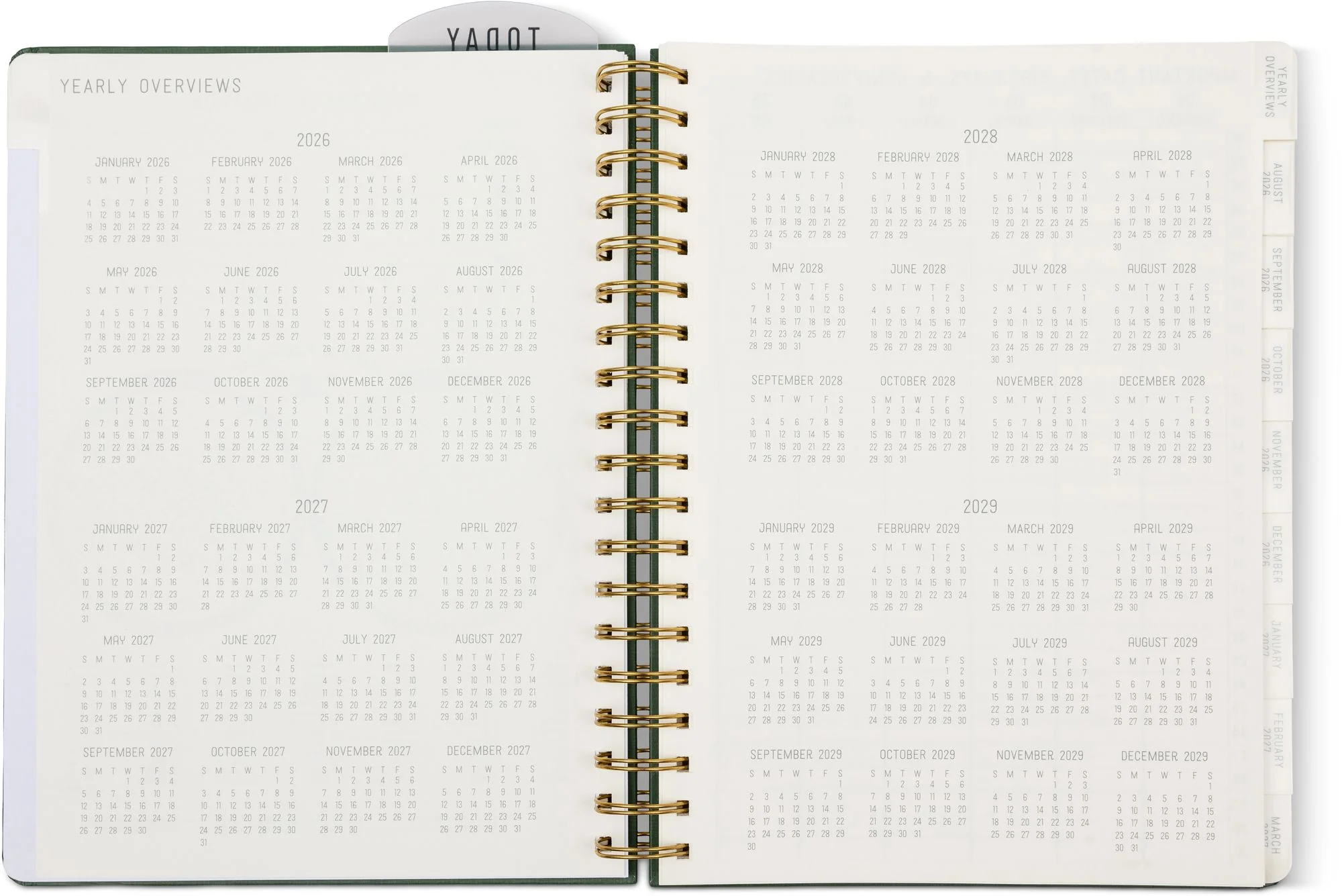2026-2027 Pine Standard Issue Weekly Desk Planner - Image 12