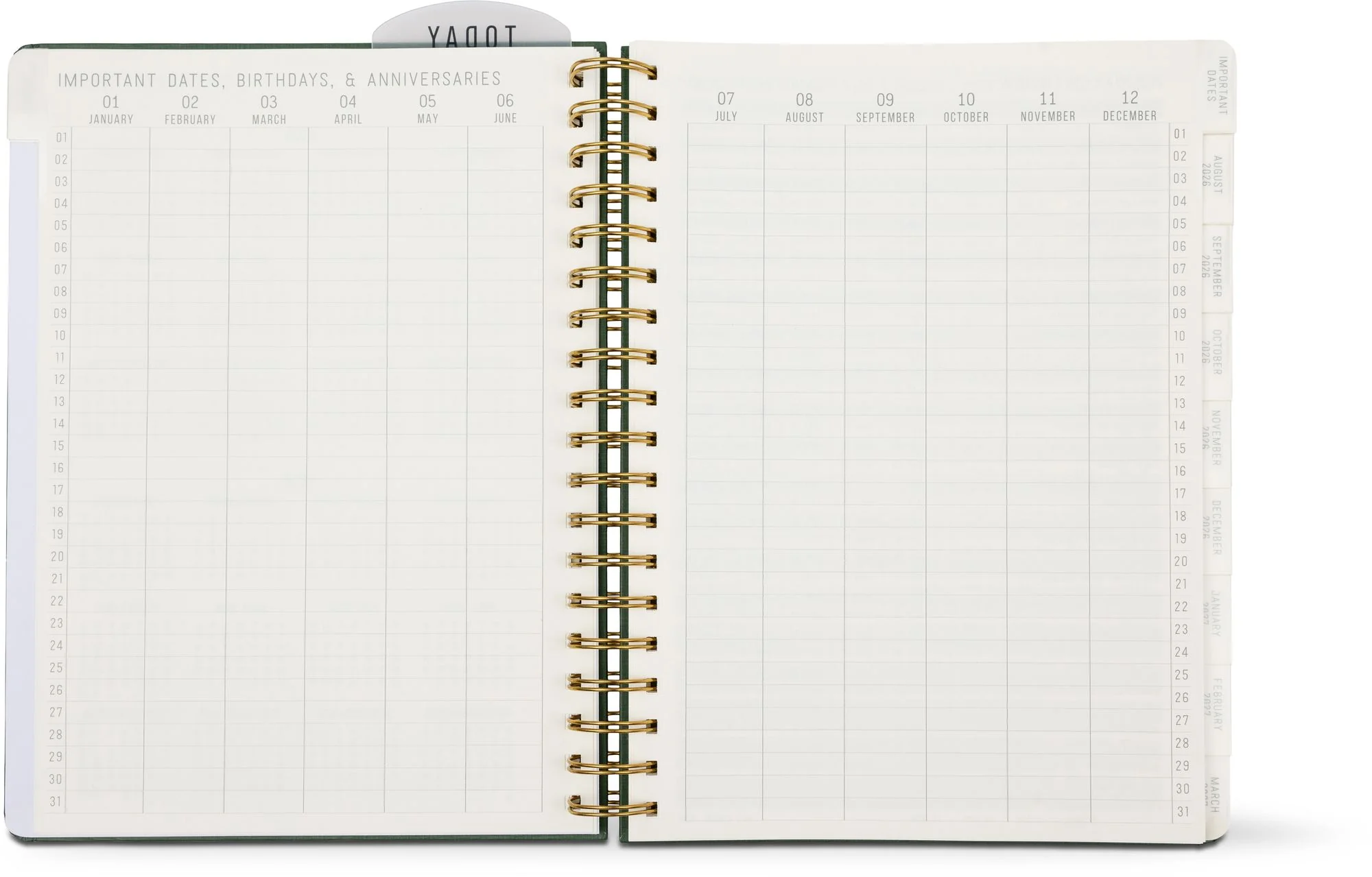2026-2027 Pine Standard Issue Weekly Desk Planner - Image 13