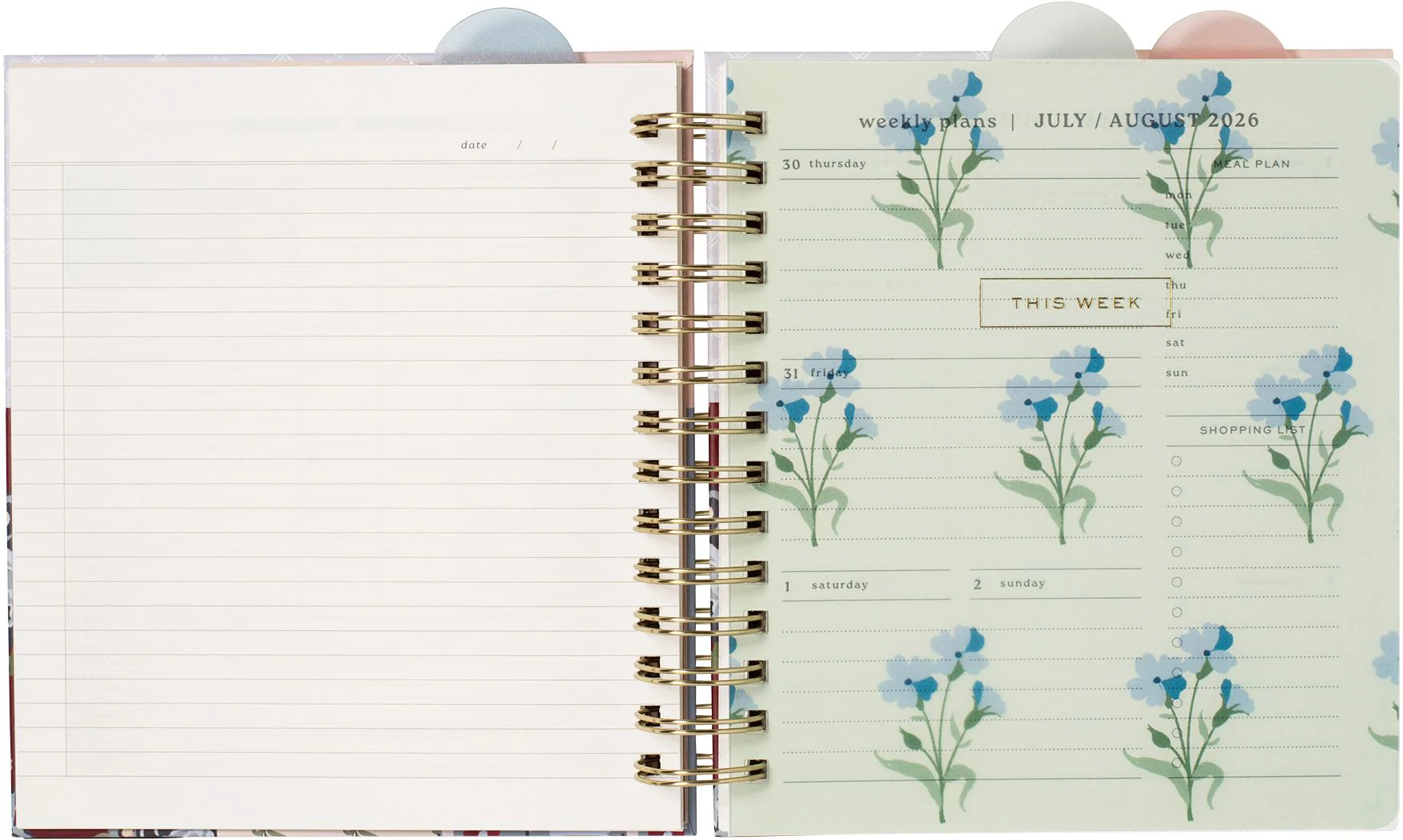 2026-2027 Quilted Cottage Weekly Desk Planner - Image 8
